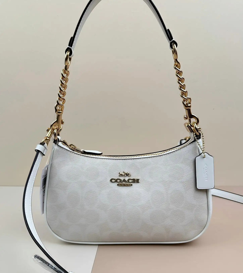 Coach Glacier White Crossbody Bag